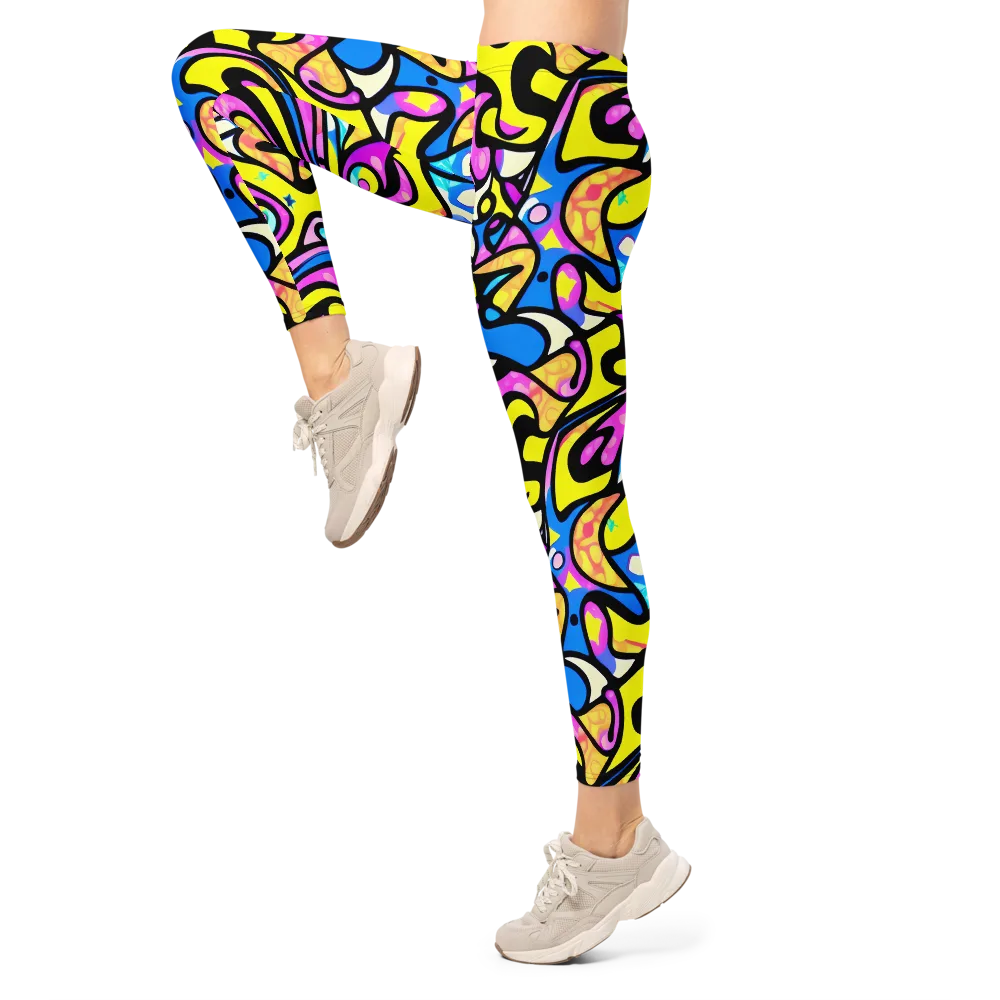 Britto's Odyssey on Leggings — Left