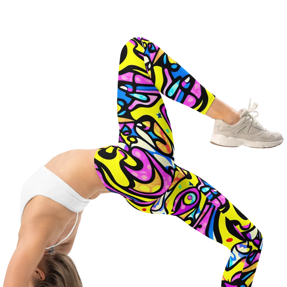 Britto's Odyssey on Leggings — Right