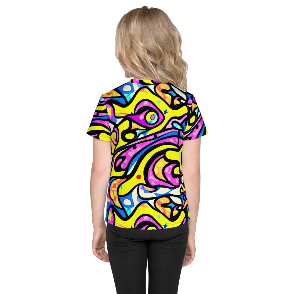 Britto's Odyssey on Kids Crew Neck T-Shirt — Back