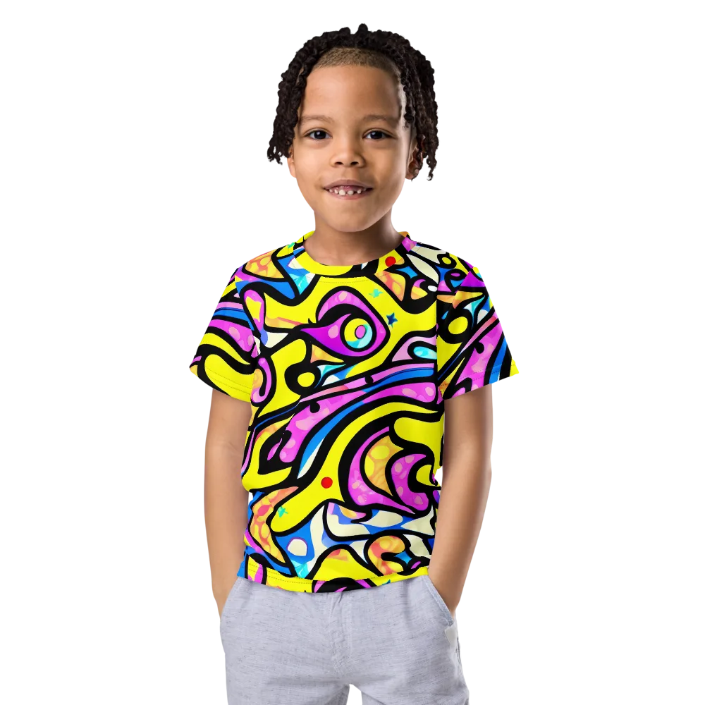 Britto's Odyssey on Kids Crew Neck T-Shirt — Front
