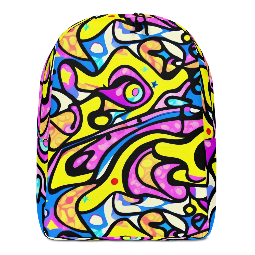 Britto's Odyssey on Minimalist Backpack — Front