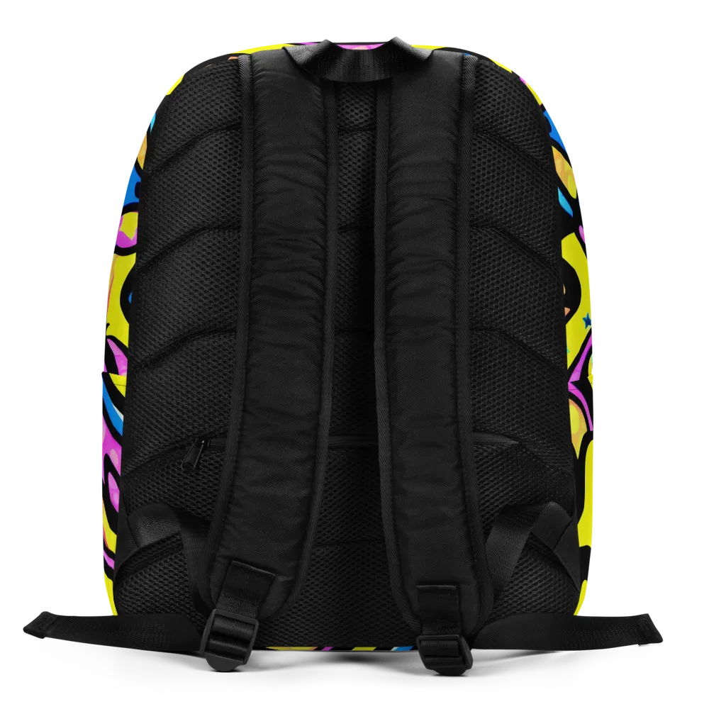 Britto's Odyssey on Minimalist Backpack — Back