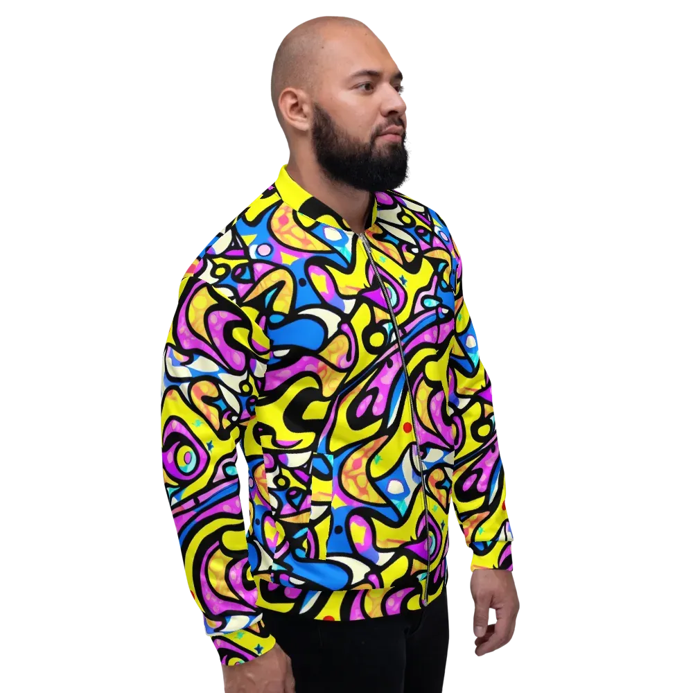 Britto's Odyssey on Bomber Jacket — Right