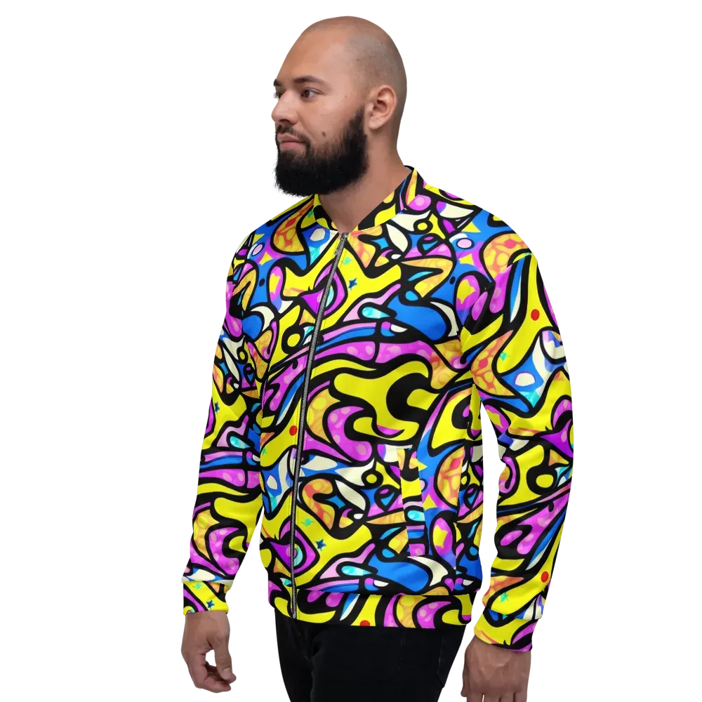 Britto's Odyssey on Bomber Jacket — Left