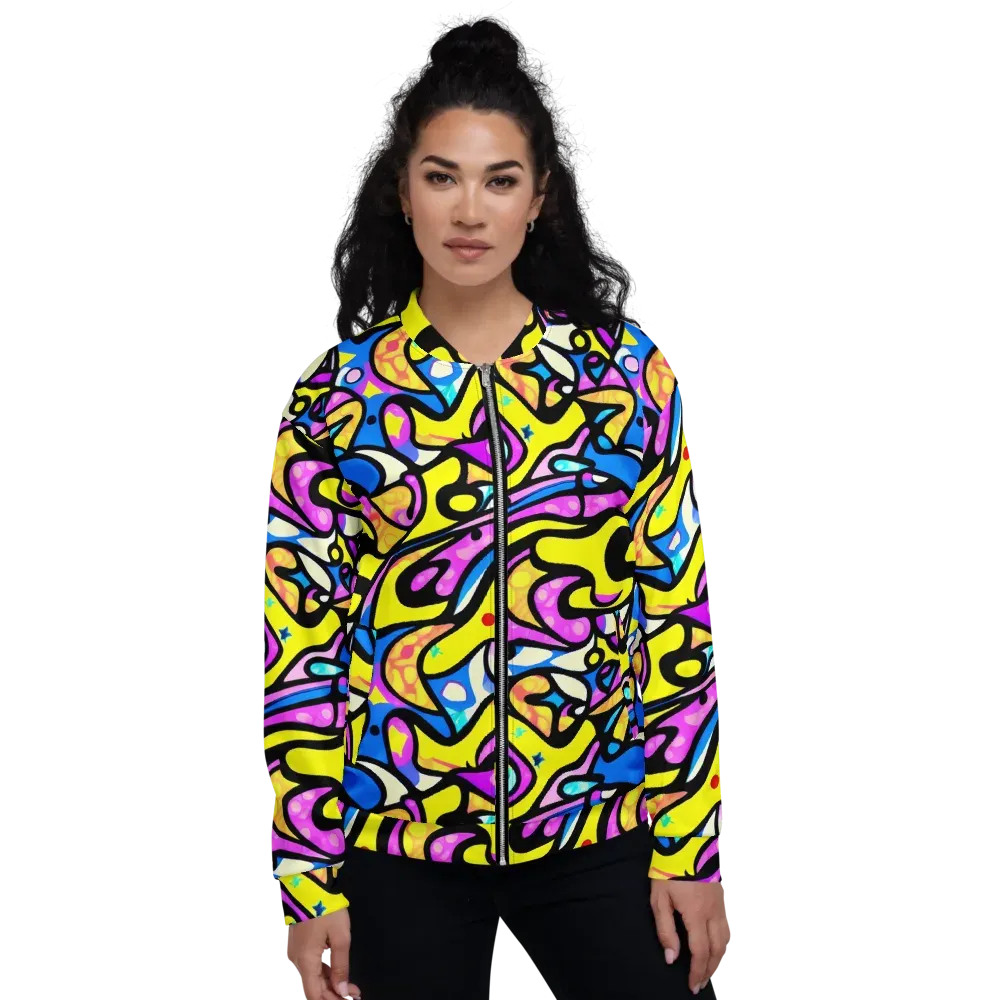 Britto's Odyssey on Bomber Jacket — Front