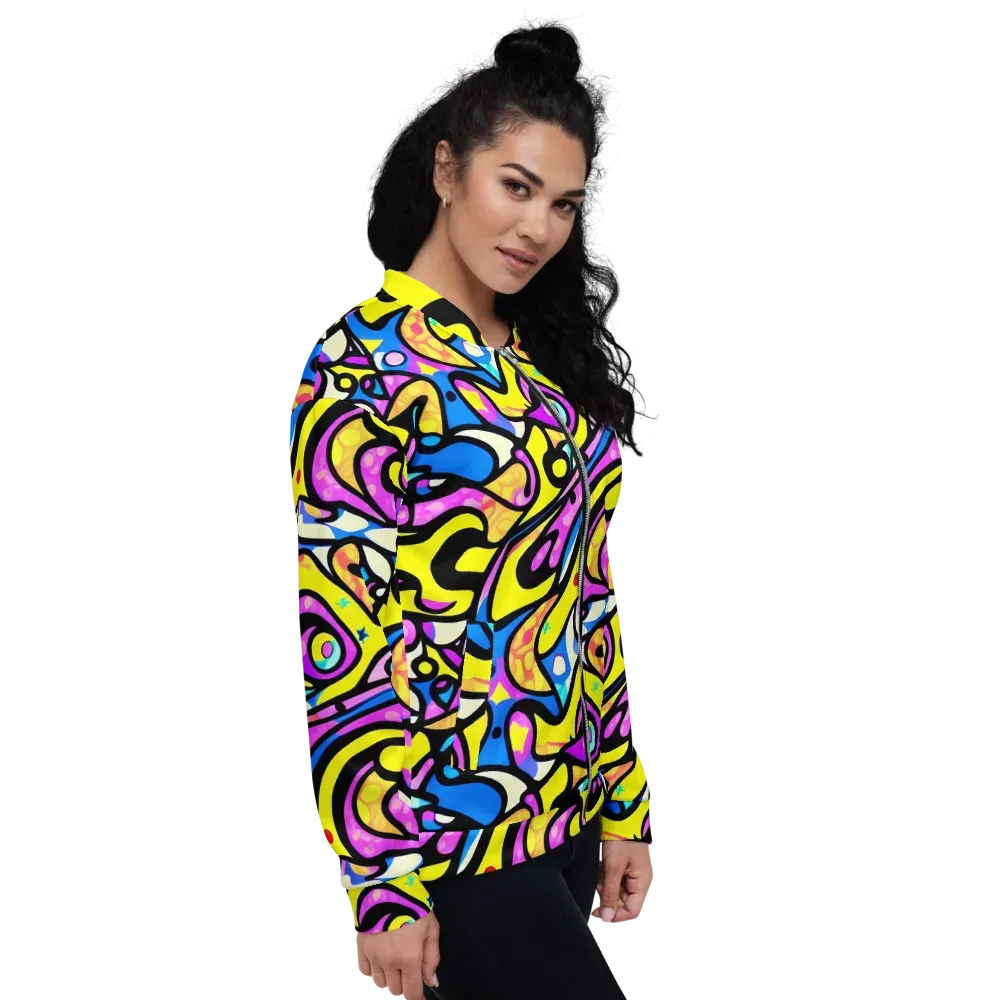 Britto's Odyssey on Bomber Jacket — Right