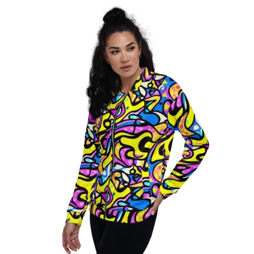 Britto's Odyssey on a Bomber Jacket
