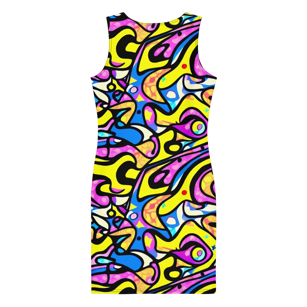 Britto's Odyssey on Bodycon Dress — Back