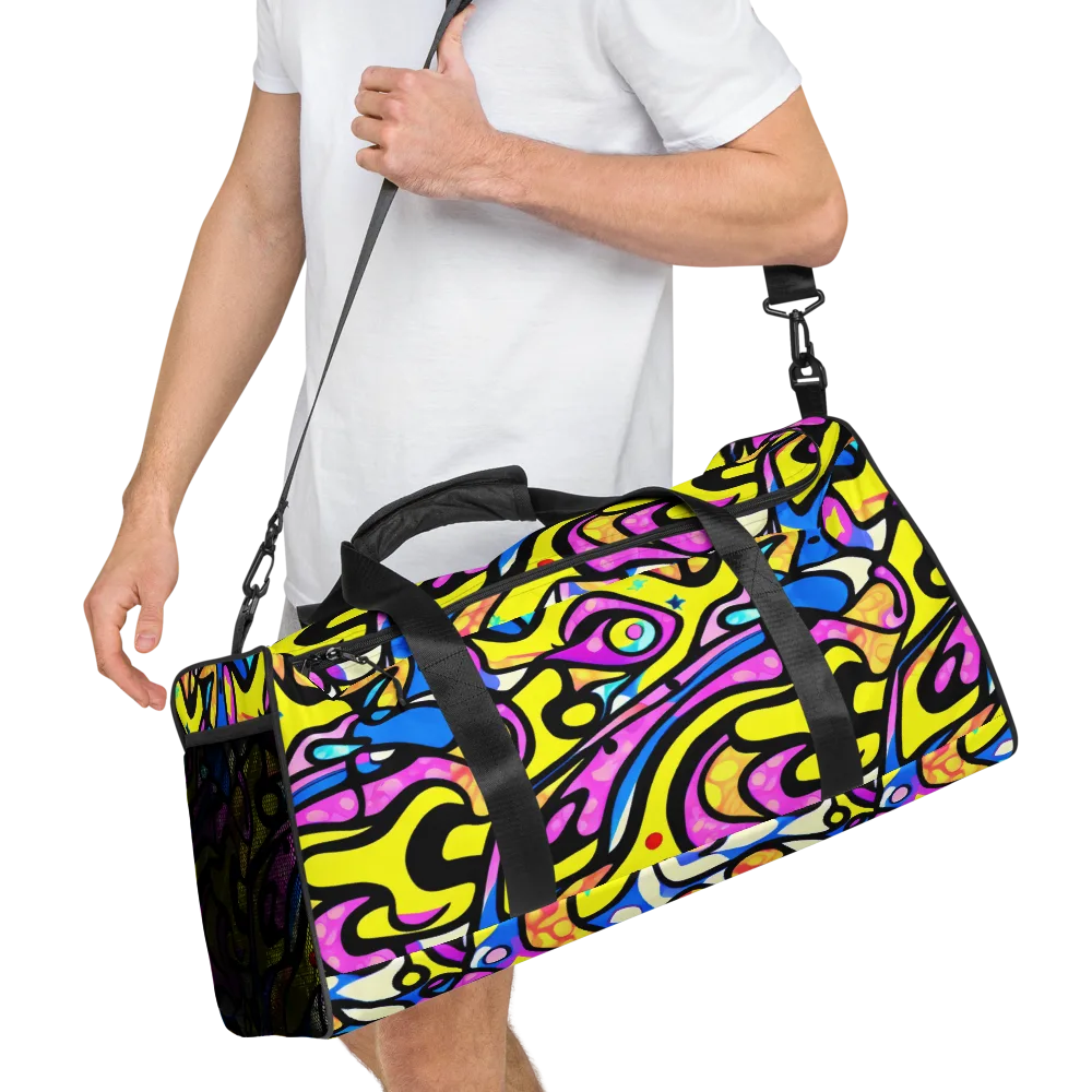 Britto's Odyssey on Duffle Bag — Right Front