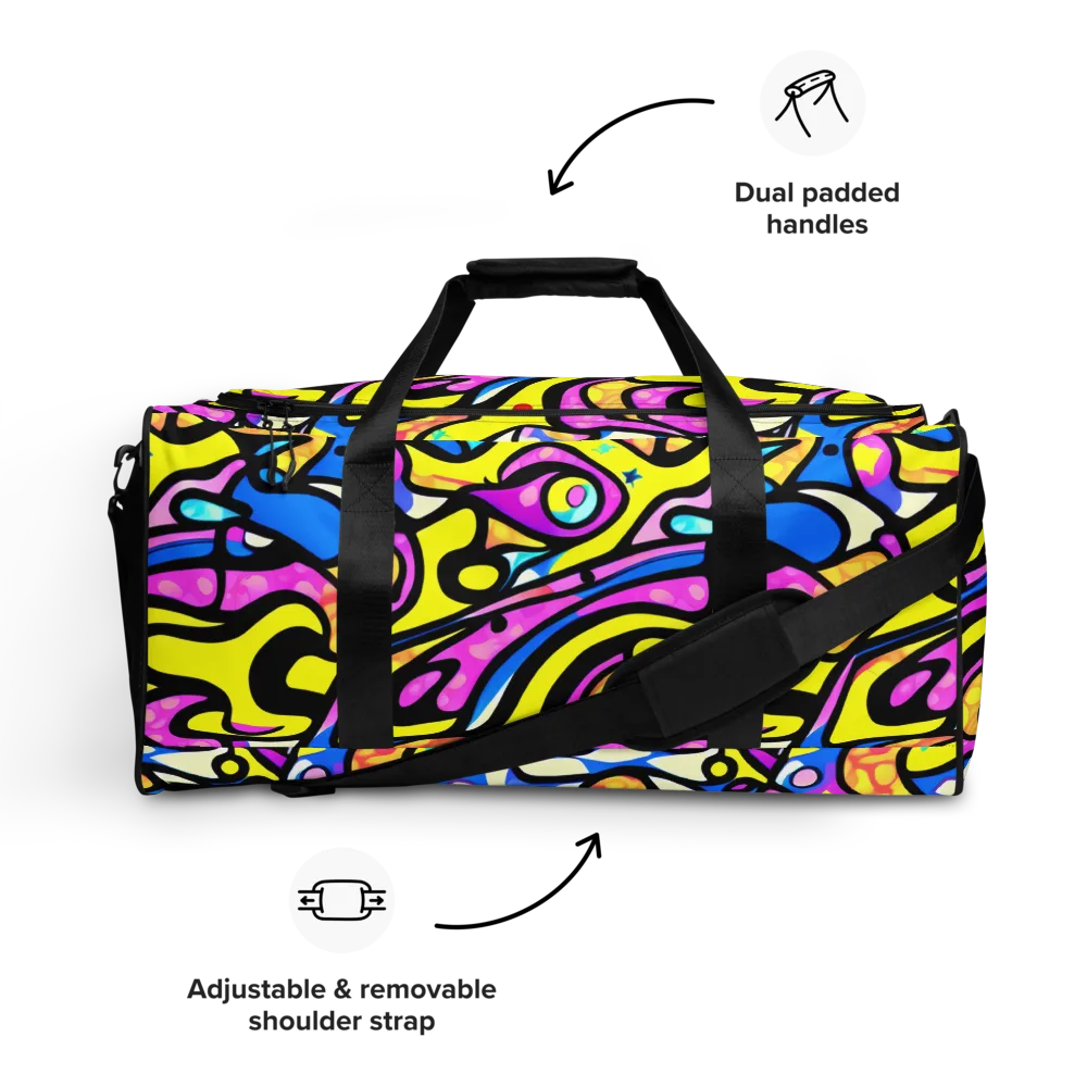 Britto's Odyssey on Duffle Bag — Front