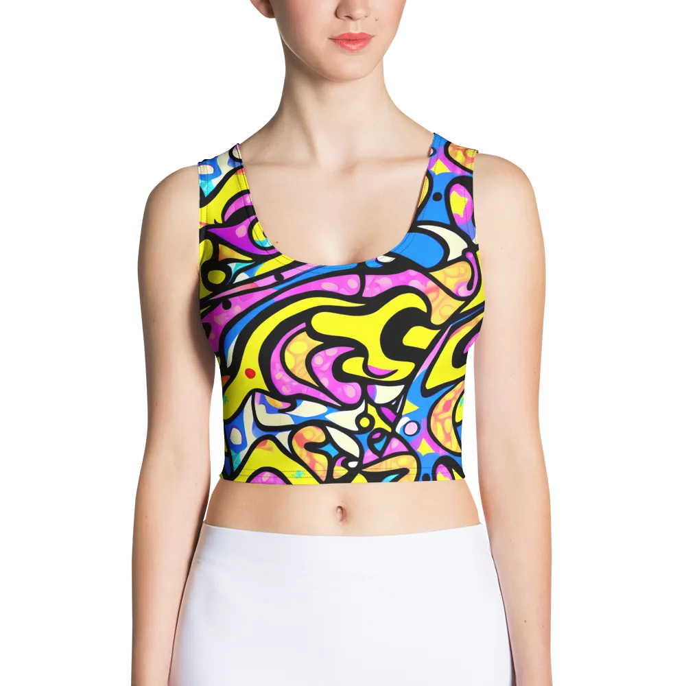 Britto's Odyssey on Crop Top — Front