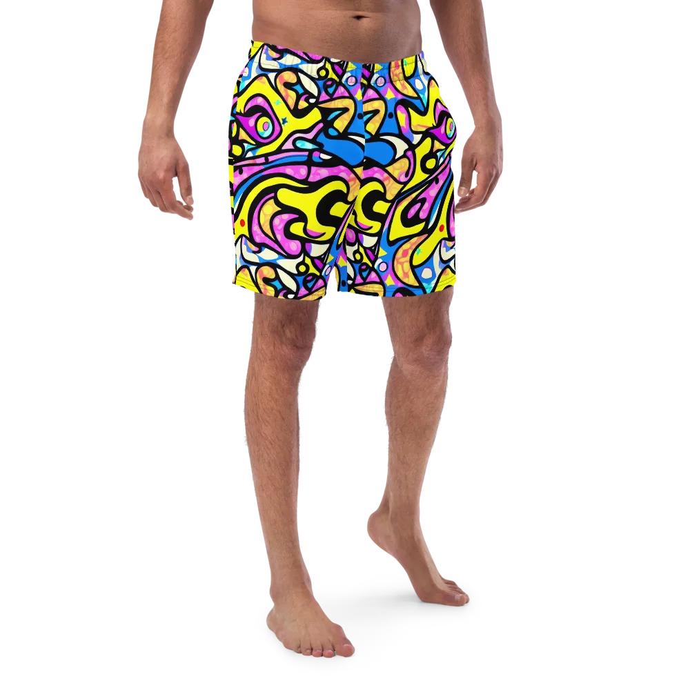 Britto's Odyssey on Swim Trunks — Front