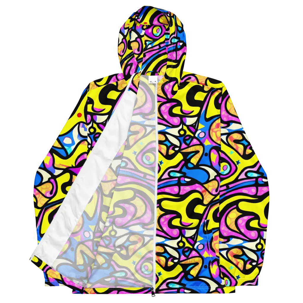 Britto's Odyssey on Men's Windbreaker — Front