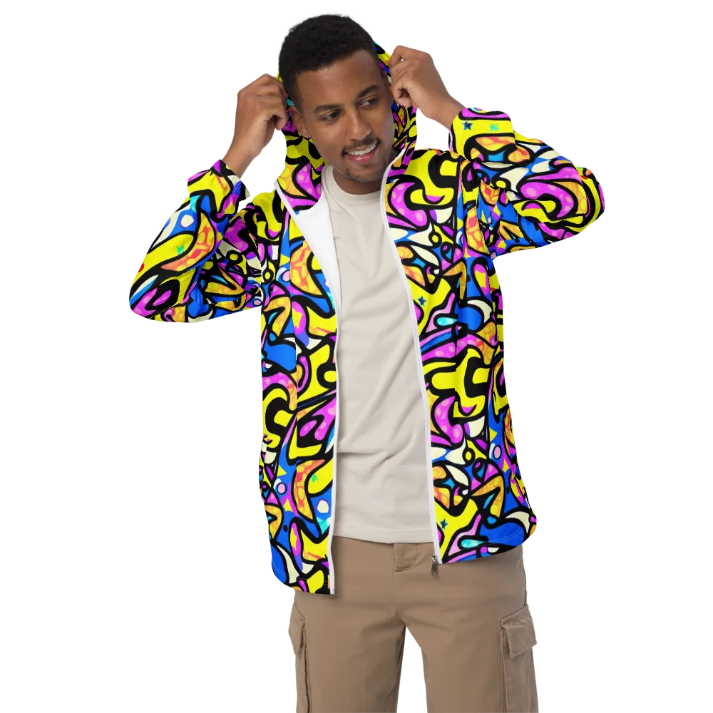 Britto's Odyssey on Men's Windbreaker — Front