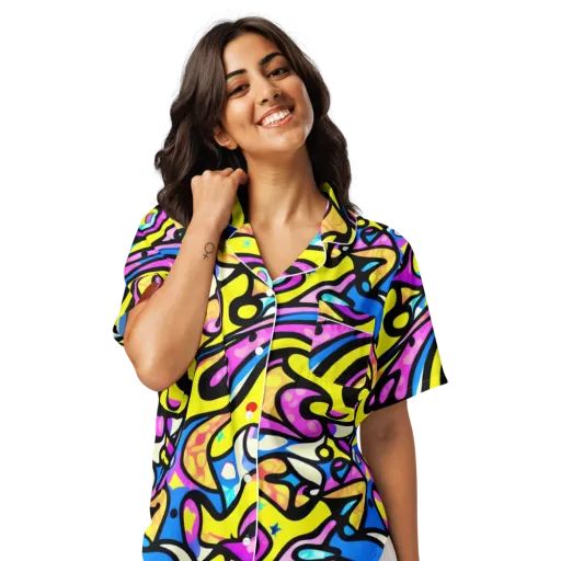 Britto's Odyssey on a Women's Short Sleeve Pajama Top