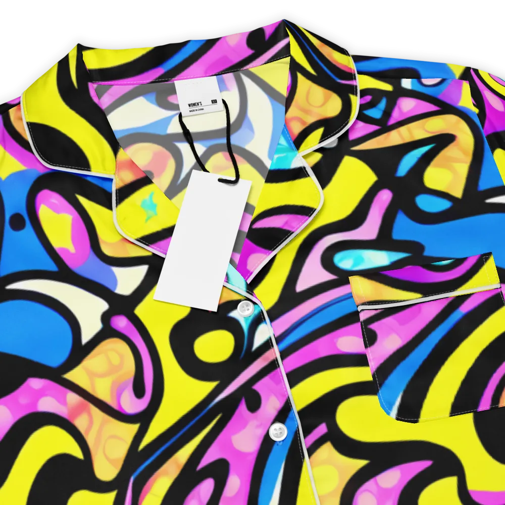 Britto's Odyssey on Women's Short Sleeve Pajama Top — Product details
