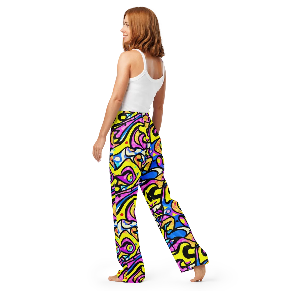 Britto's Odyssey on Women's Pajama Pants — Back