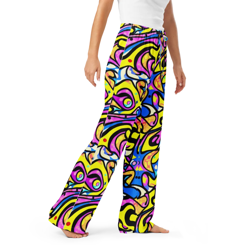 Britto's Odyssey on Women's Pajama Pants — Right Front