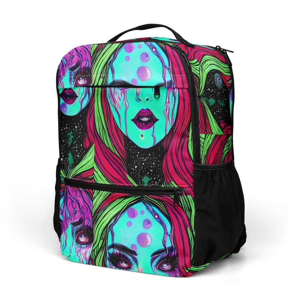 Luminous Nightfall on Utility Backpack — Left Front