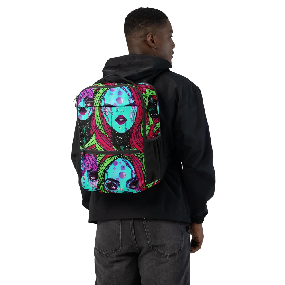 Luminous Nightfall on Utility Backpack — Back