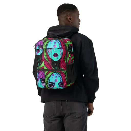 Luminous Nightfall on a Utility Backpack