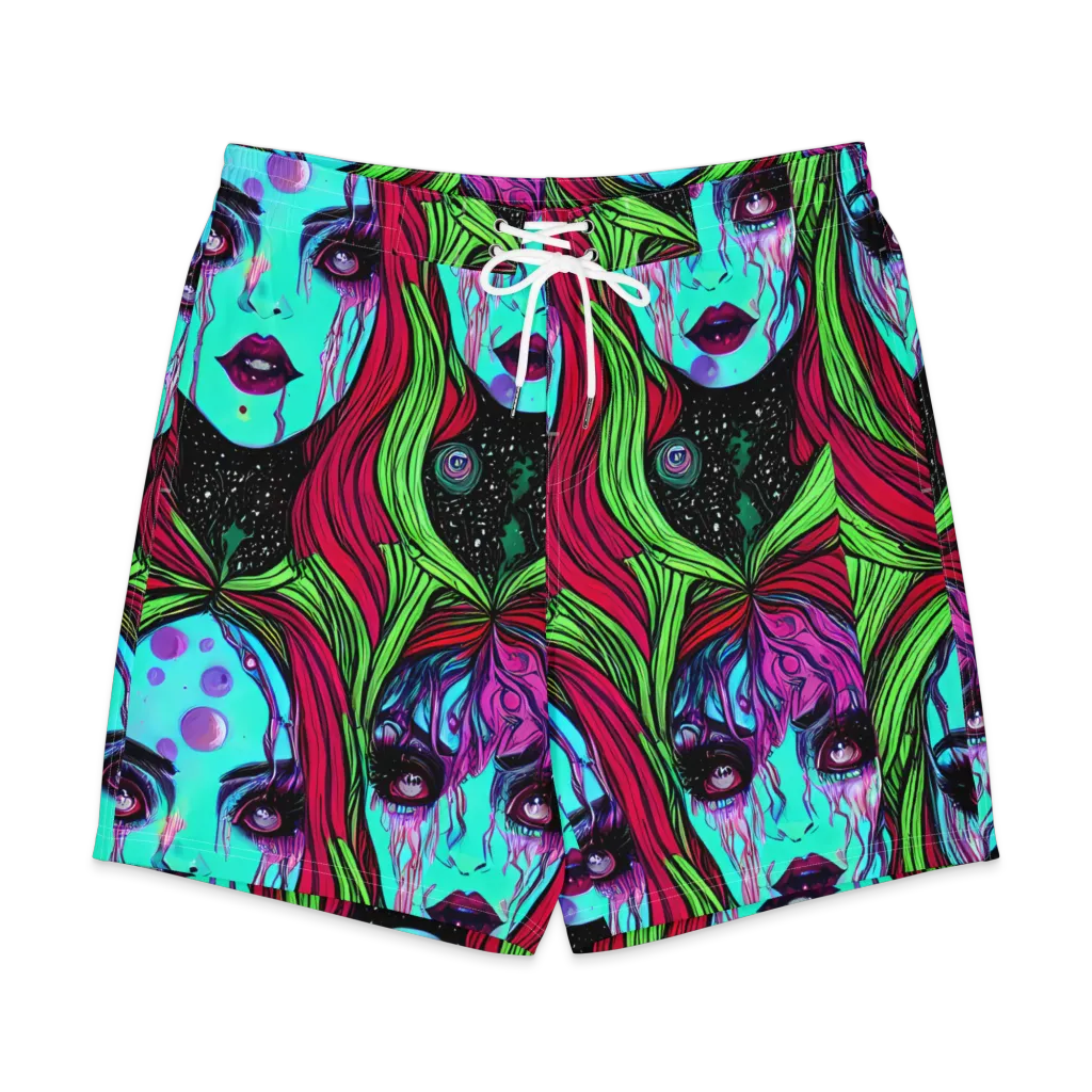 Luminous Nightfall on Men's Board Shorts — Front