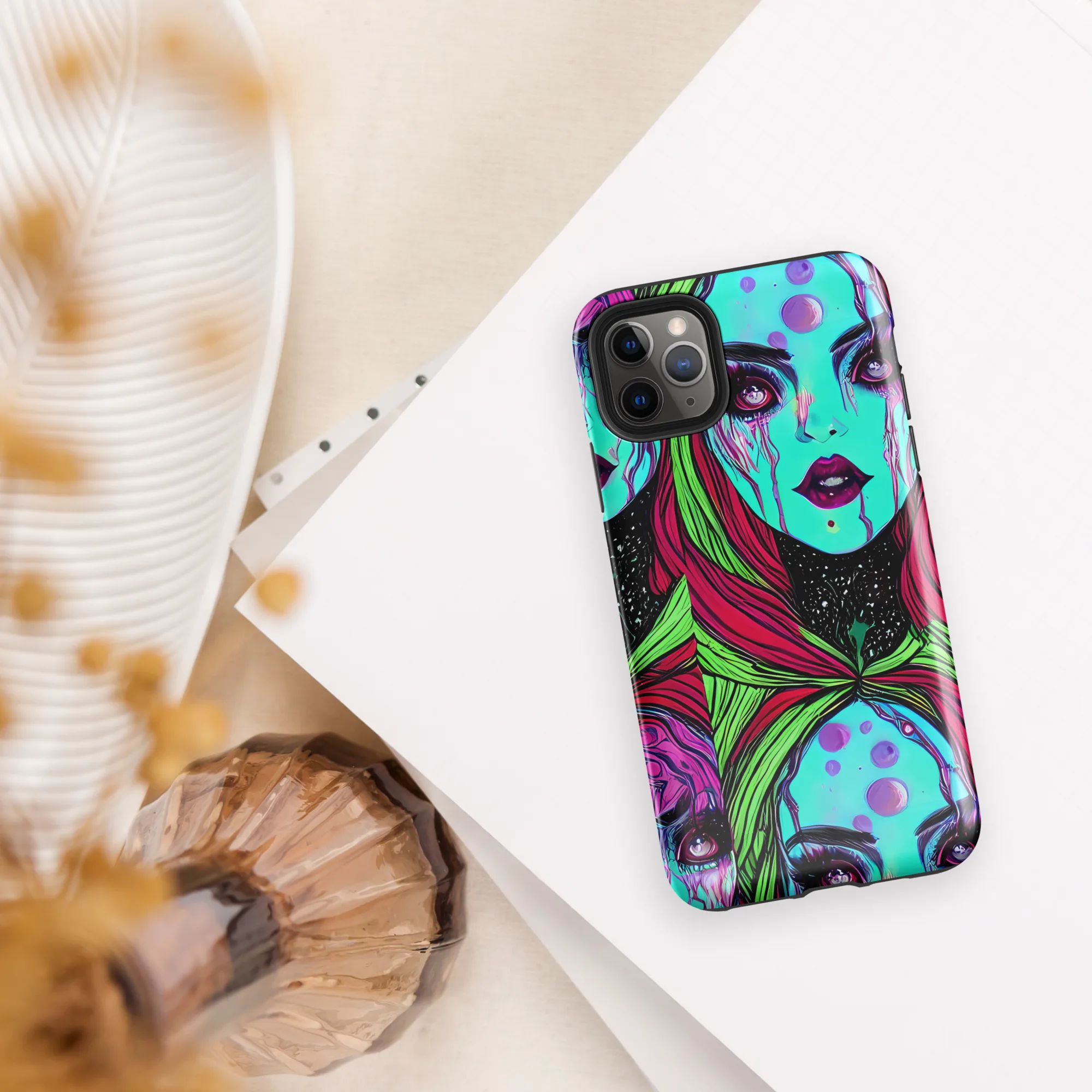 Luminous Nightfall on Tough Case for iPhone® — Front