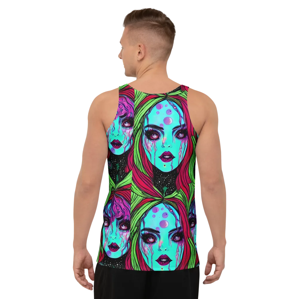 Luminous Nightfall on Men's Tank Top — Back