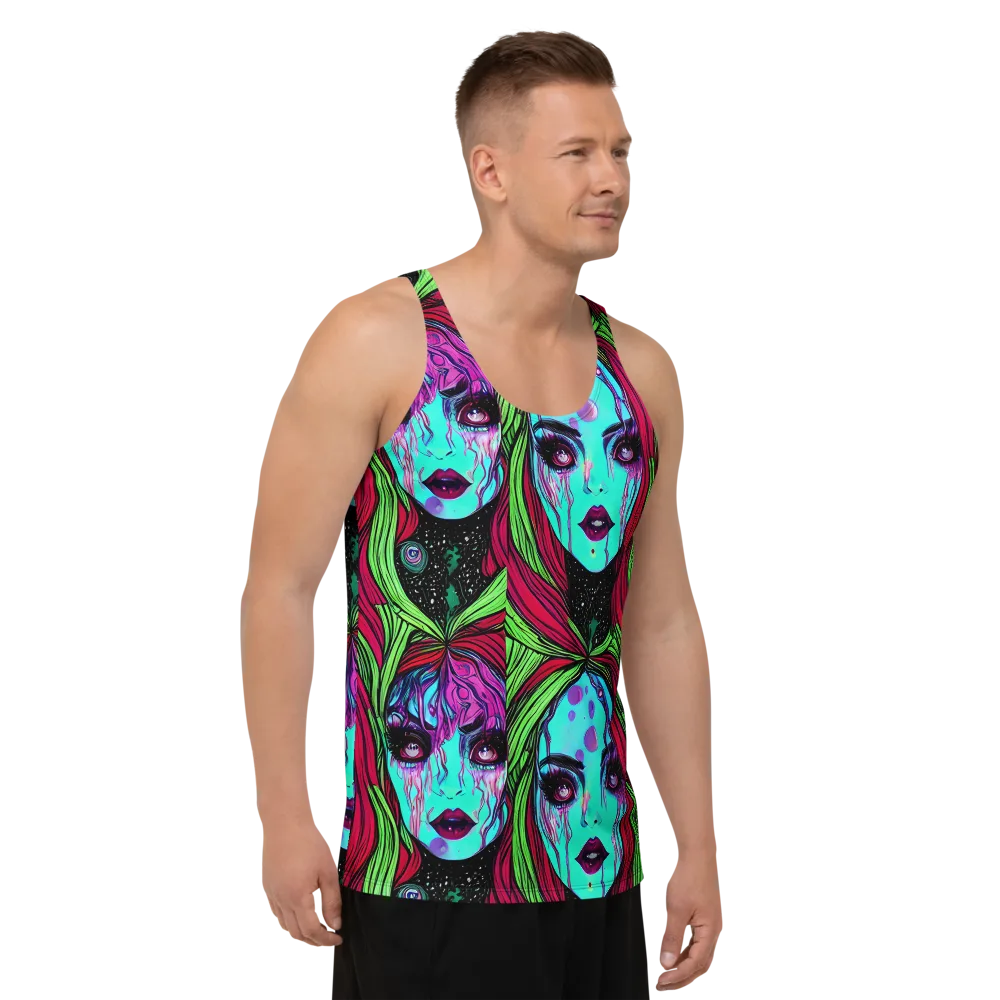 Luminous Nightfall on Men's Tank Top — Right Front