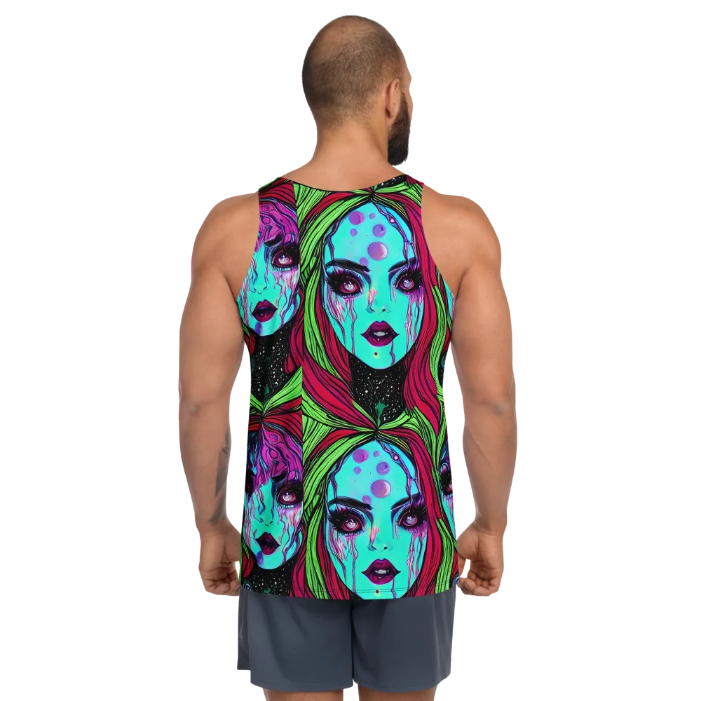 Luminous Nightfall on Men's Tank Top — Back