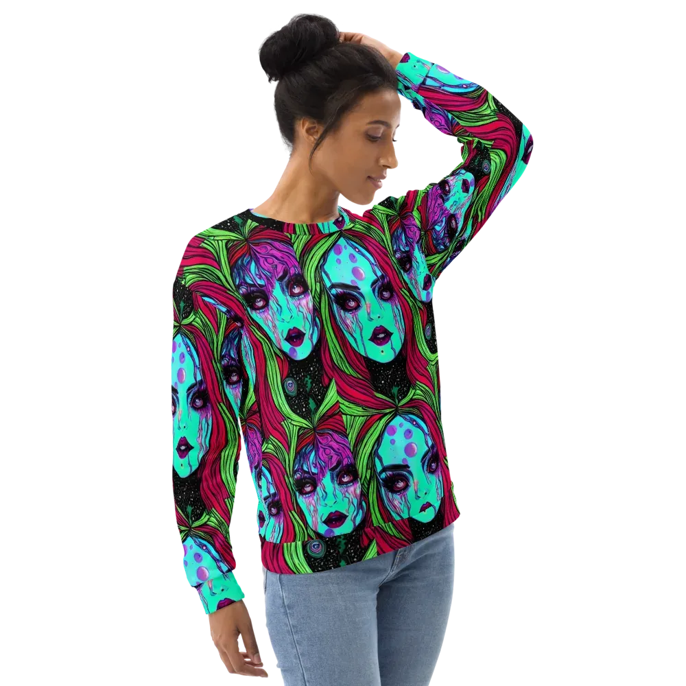 Luminous Nightfall on Sweatshirt — Right Front