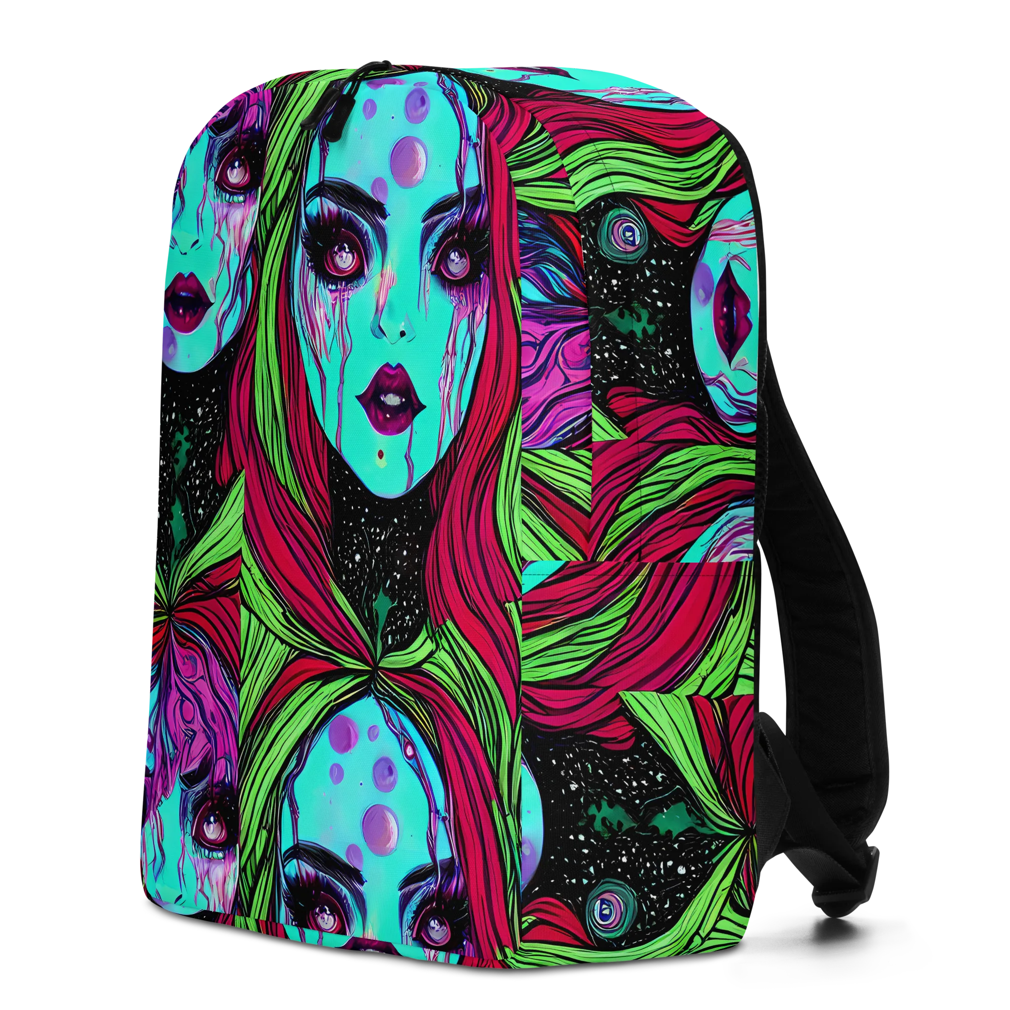 Luminous Nightfall on Minimalist Backpack — Left
