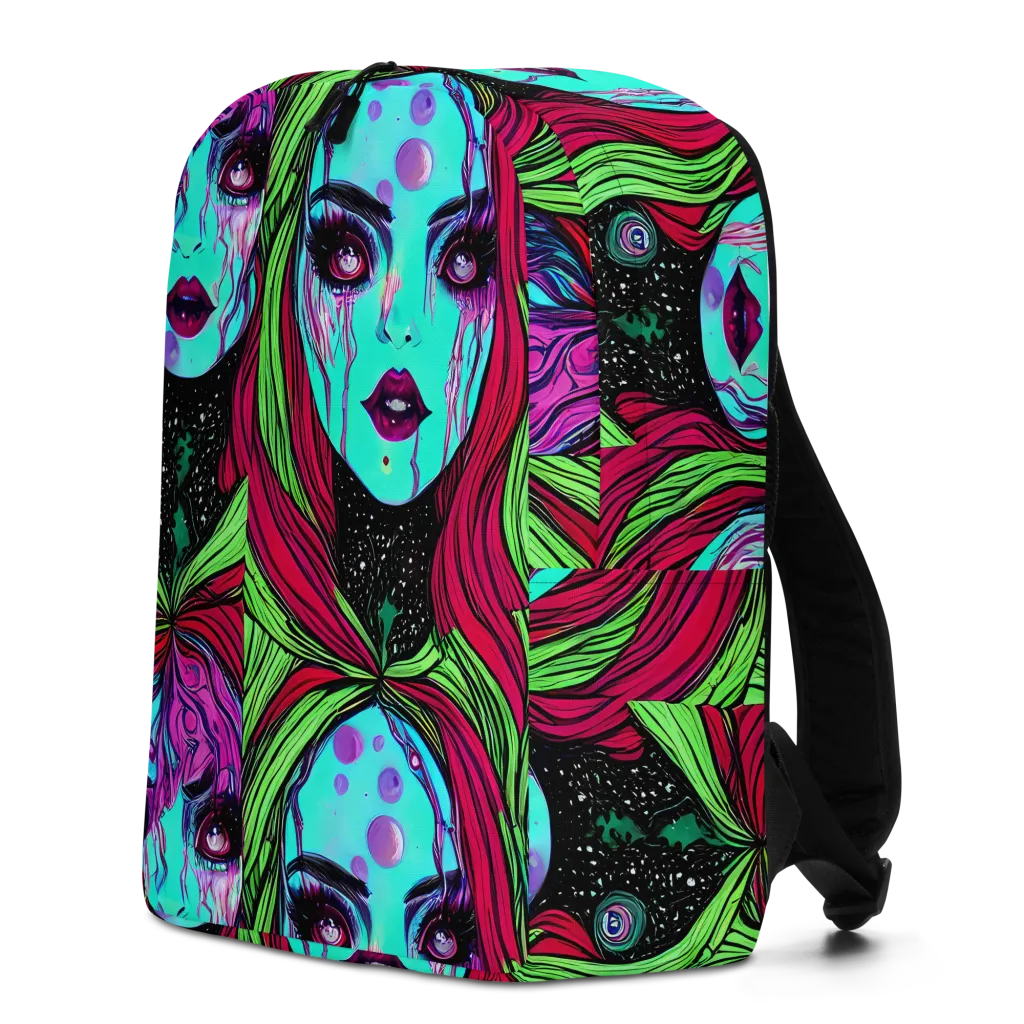Luminous Nightfall on Minimalist Backpack — Left