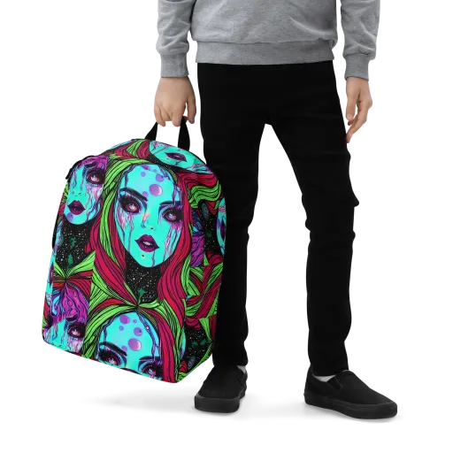 Luminous Nightfall on a Minimalist Backpack