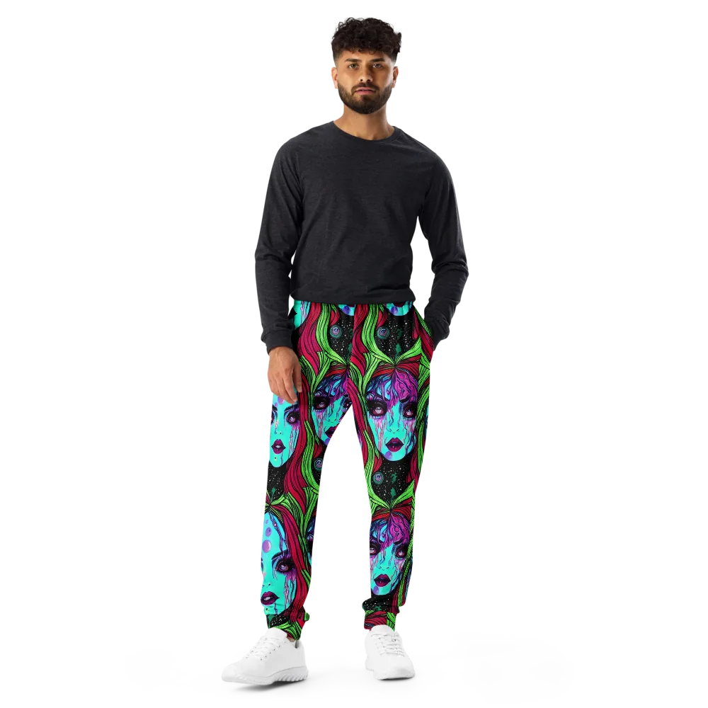 Luminous Nightfall on Men's Joggers — Front