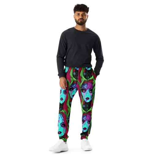 Luminous Nightfall on a Men's Joggers
