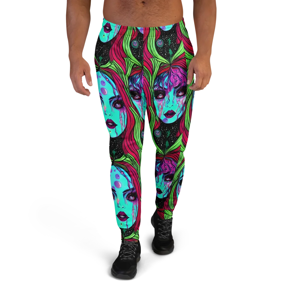 Luminous Nightfall on Men's Joggers — Front