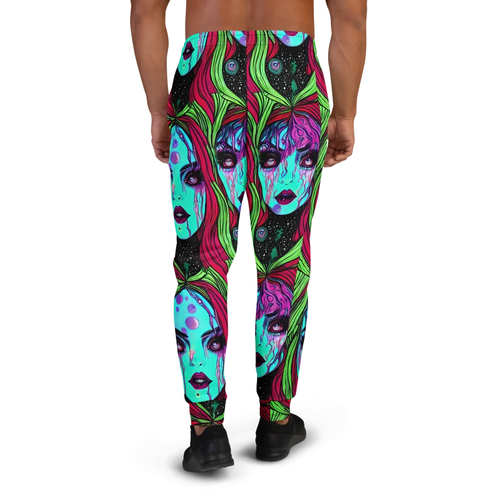 Luminous Nightfall on Men's Joggers — Back