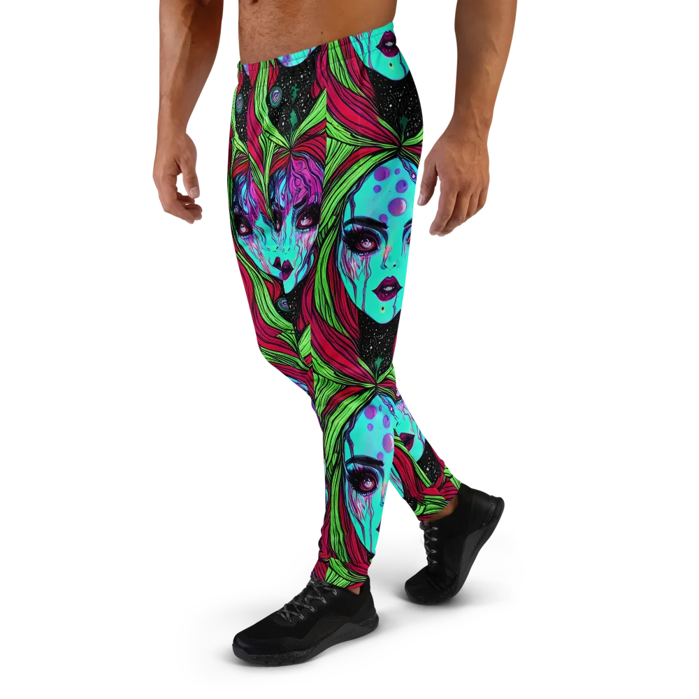 Luminous Nightfall on Men's Joggers — Left