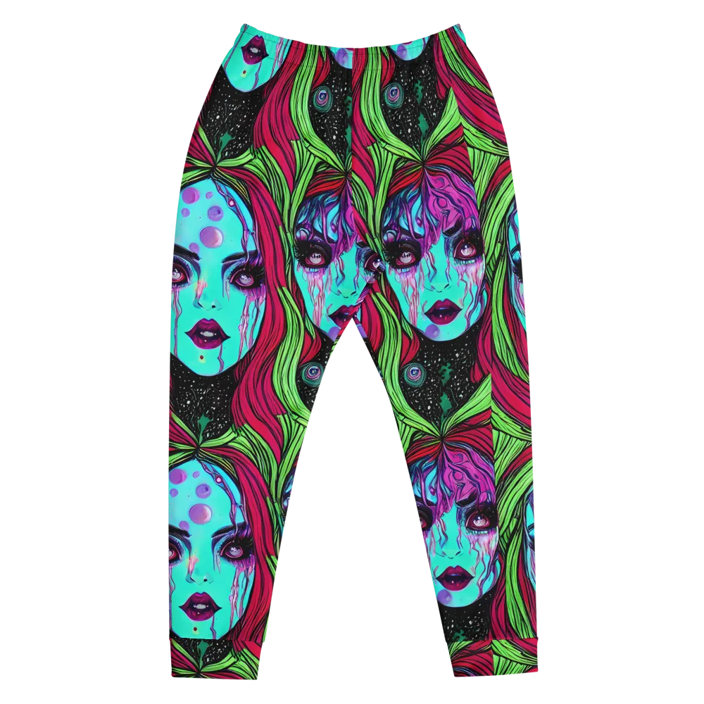 Luminous Nightfall on Men's Joggers — Front