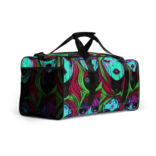 Luminous Nightfall on a Duffle Bag