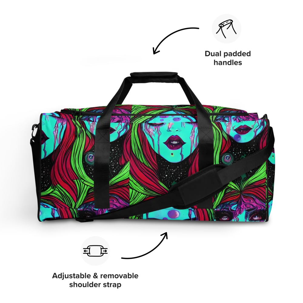 Luminous Nightfall on Duffle Bag — Front