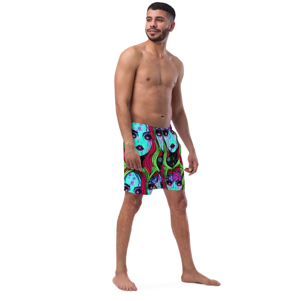 Luminous Nightfall on Swim Trunks — Right Front