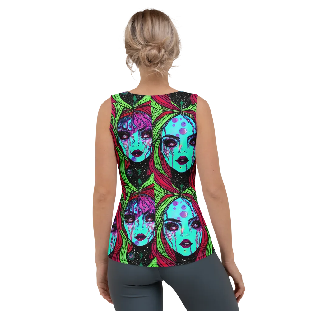 Luminous Nightfall on Women's Tank Top — Back