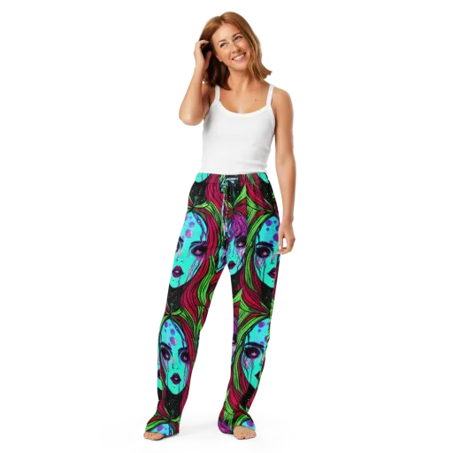 Luminous Nightfall on a Women's Pajama Pants