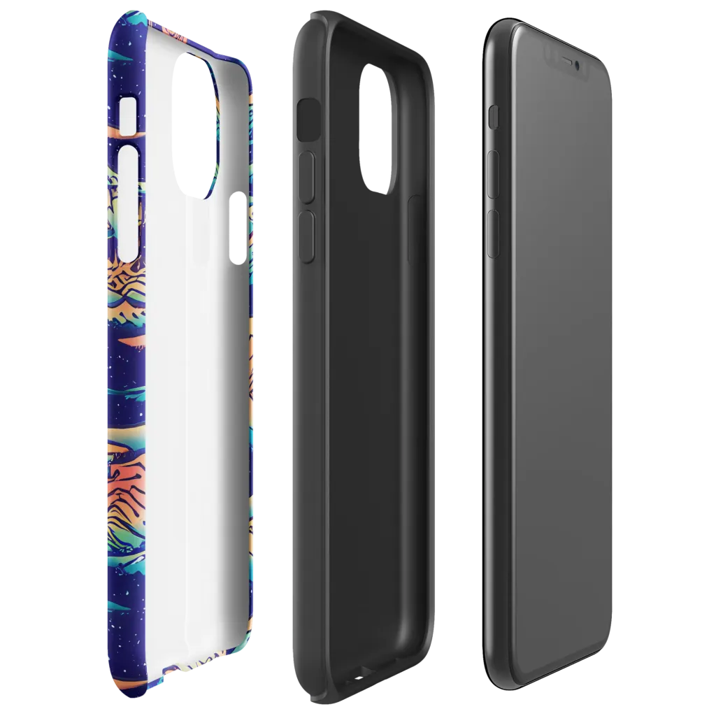 Mystical Mountain Mirage on Tough Case for iPhone® — Right