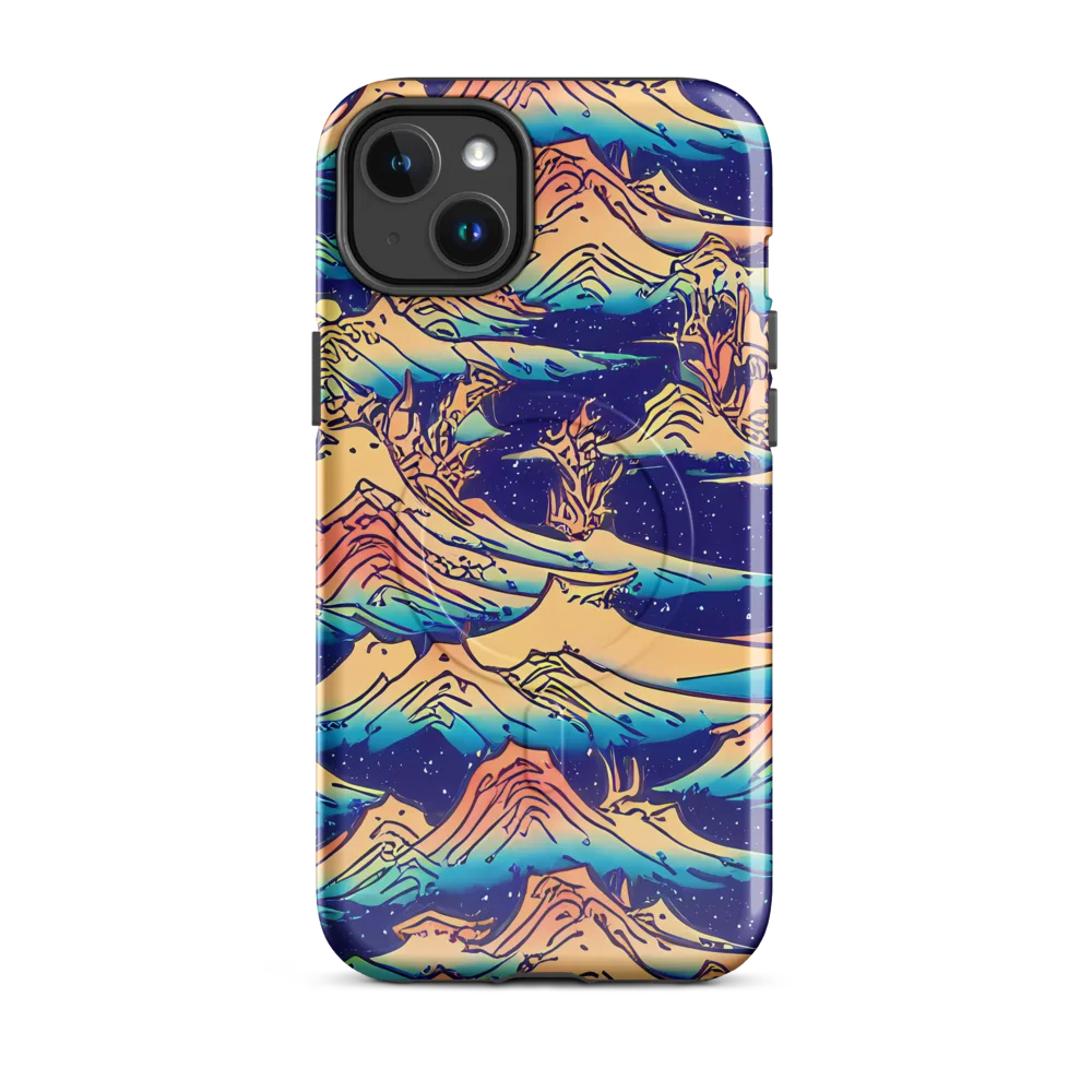 Mystical Mountain Mirage on MagSafe Tough Case for iPhone® — Front