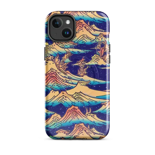 Mystical Mountain Mirage on a MagSafe Tough Case for iPhone®