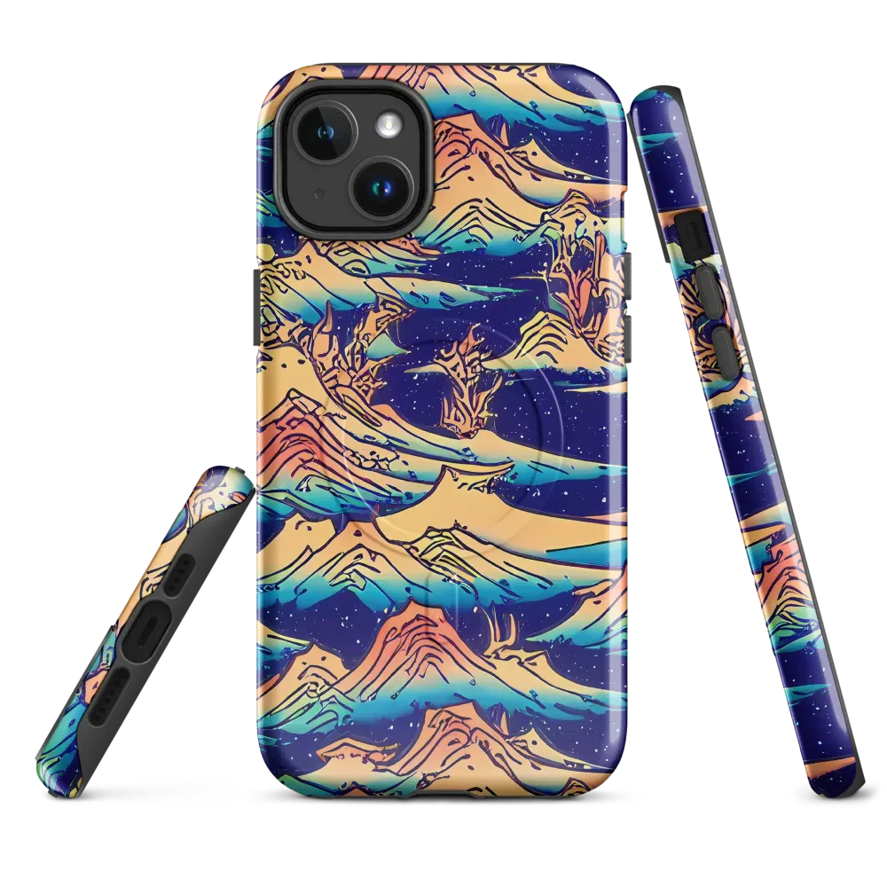 Mystical Mountain Mirage on MagSafe Tough Case for iPhone® — Front