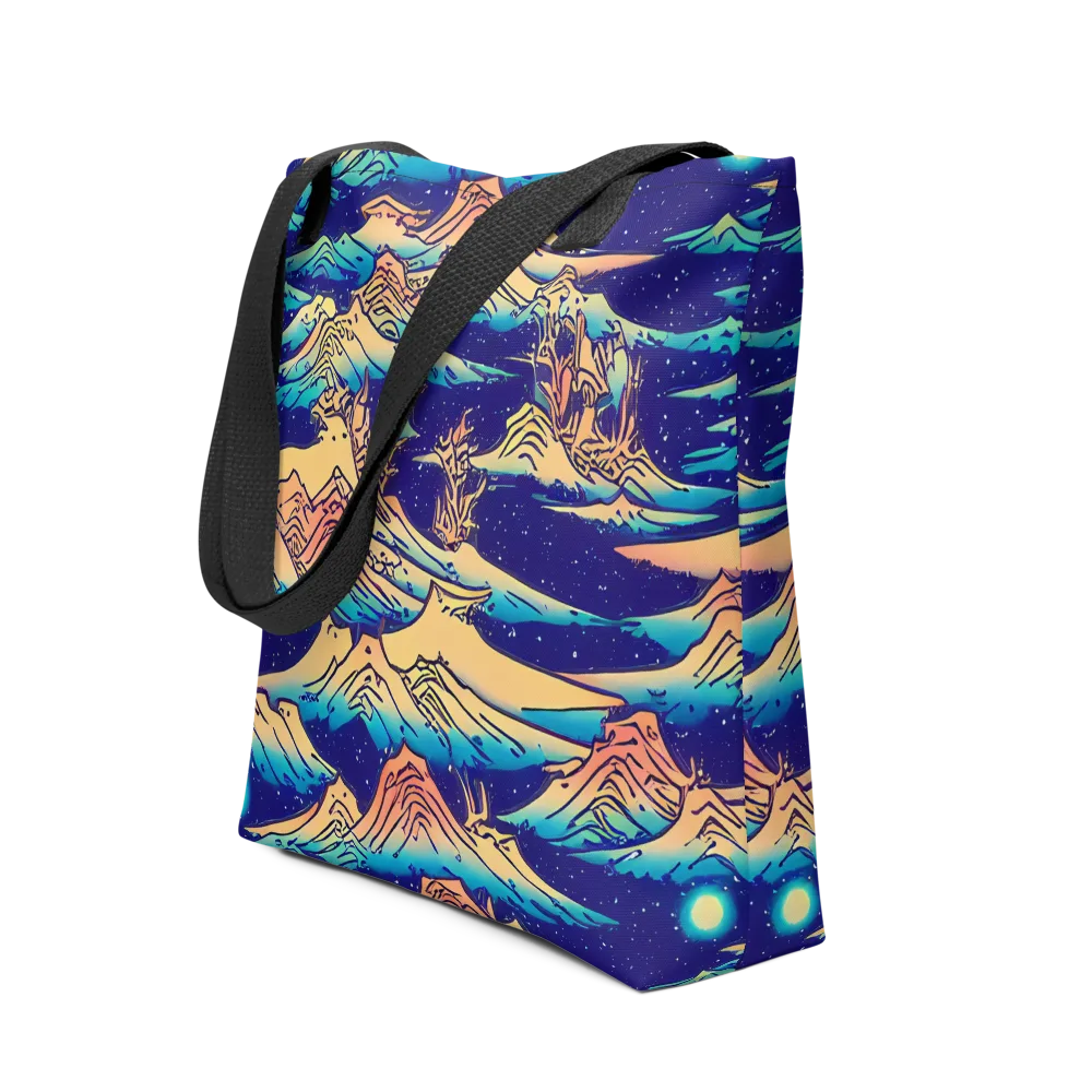 Mystical Mountain Mirage on Tote Bag — Front